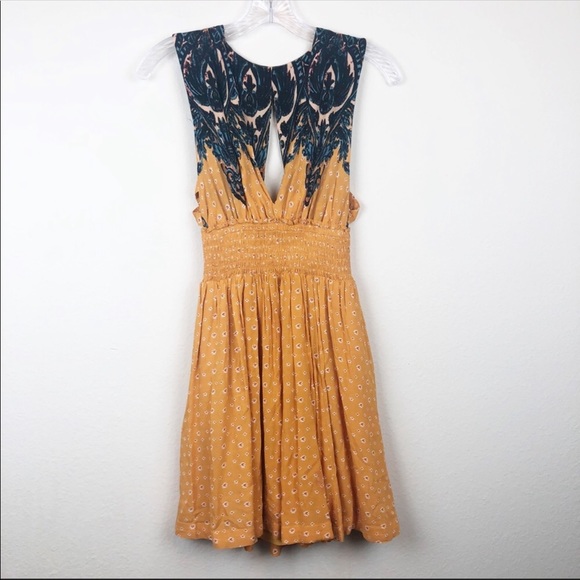 Free People Dresses & Skirts - Free People Goldensun Combo Mini Dress G220